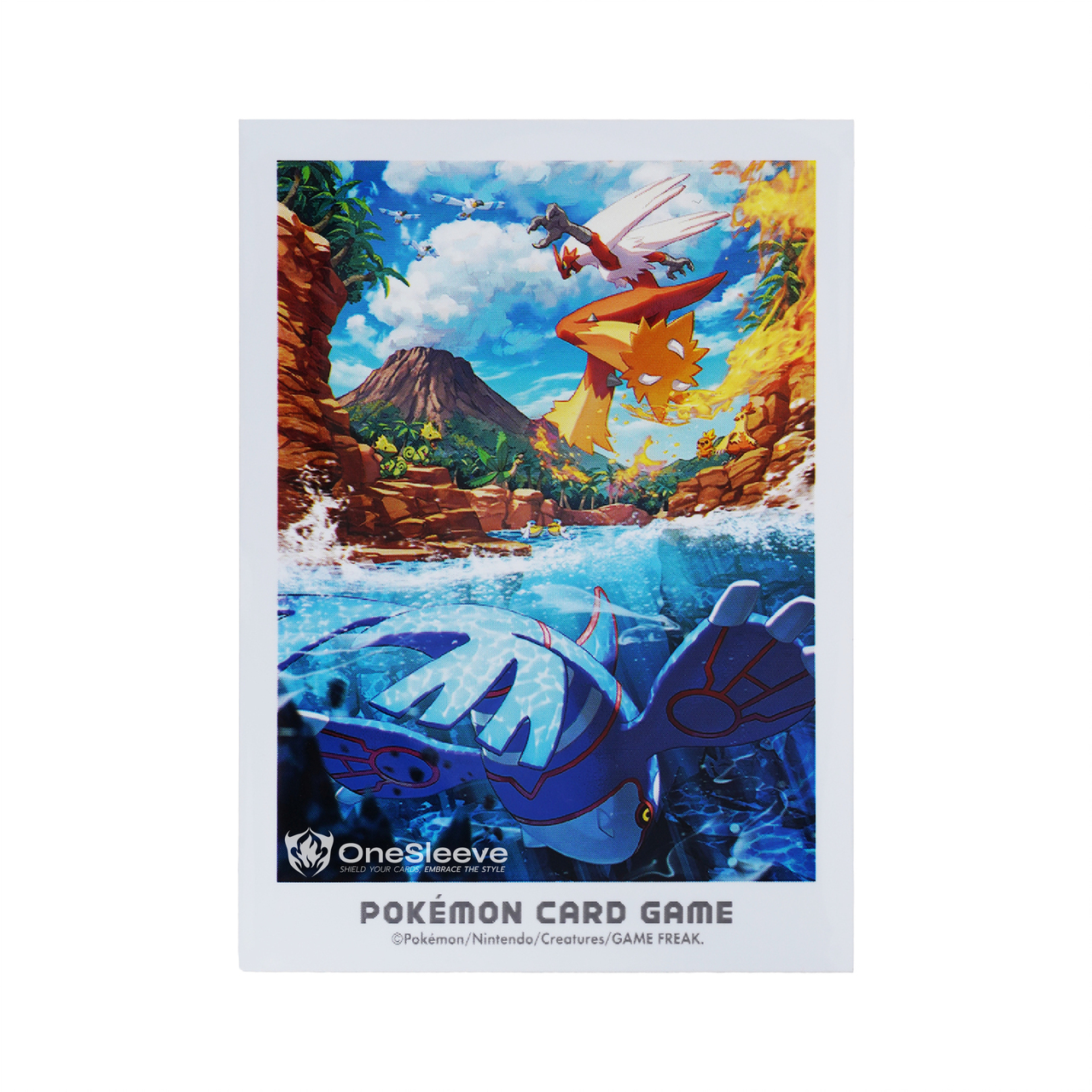 Hoenn Adventure - Kyogre & Blaziken card sleeve (Pokemon Center)