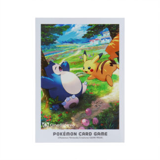 Kanto Adventure - Pikachu & Snorlax card sleeve (Pokemon Center)