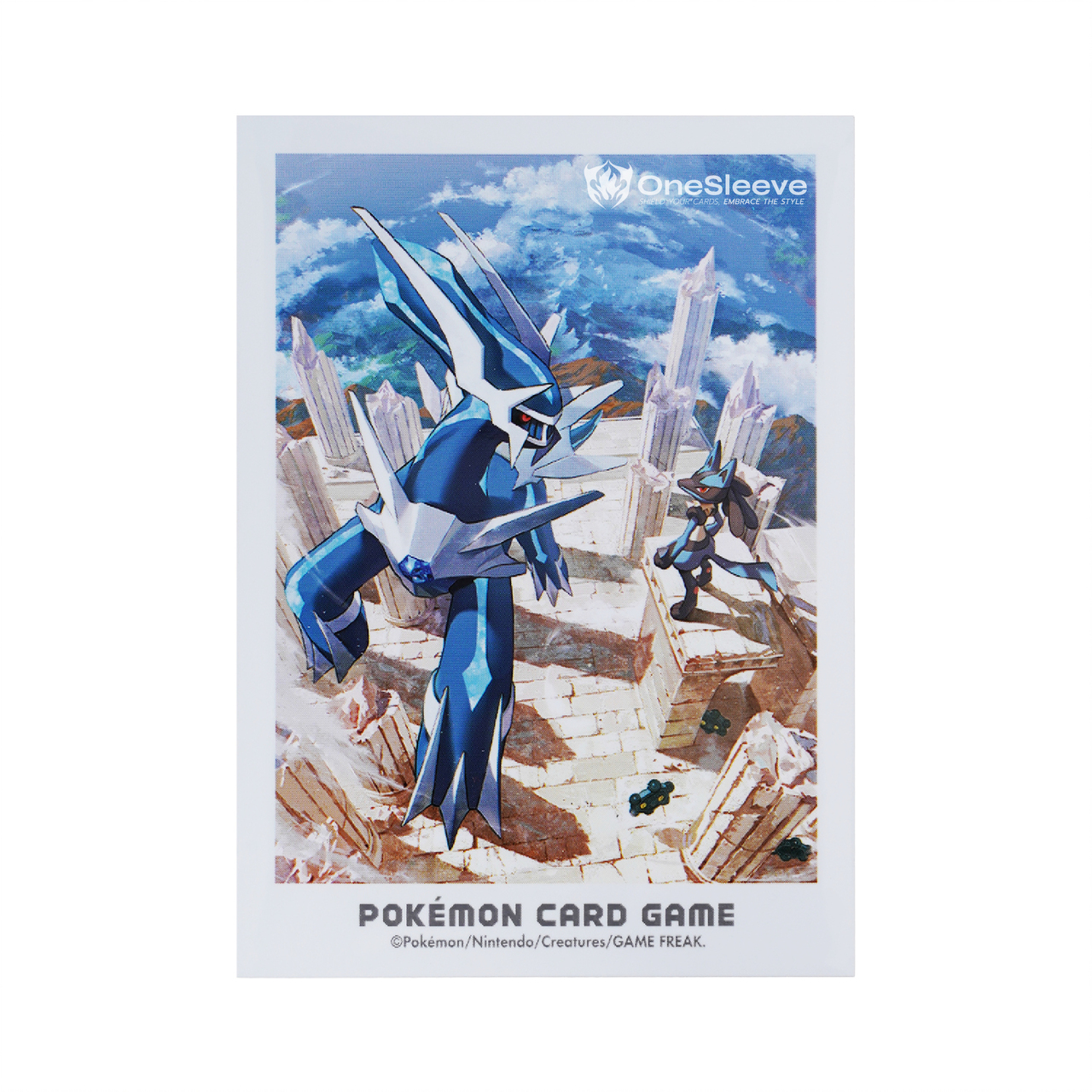 Sinnoh Adventure - Dialga & Lucario card sleeve (Pokemon Center)